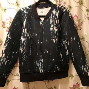 Neoprene zip up bomber